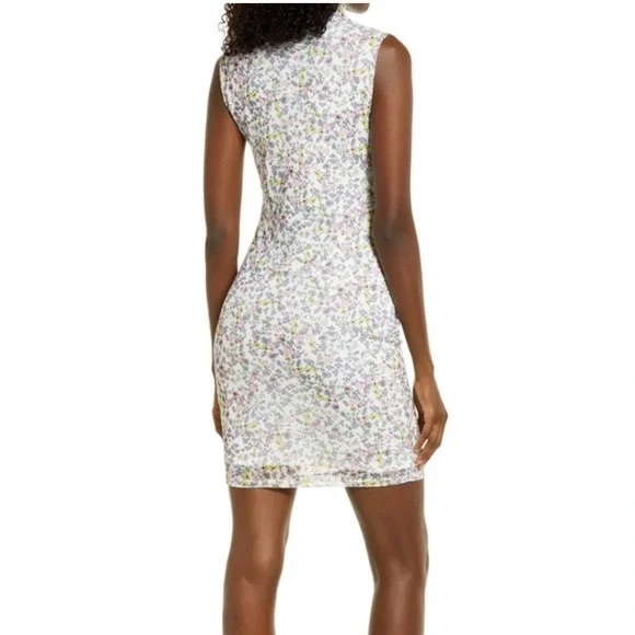 AFRM NWT maci mock neck floral cut out dress - Picture 15 of 16